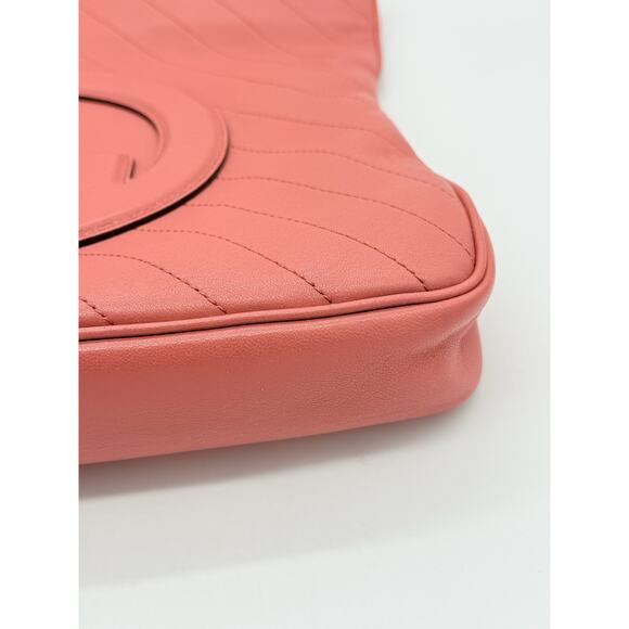 Gucci Pink Sakai Be Green Calfskin Diagonal Stitched Tote Bag*FULL INCLUSION*NWT - Picture 12 of 15